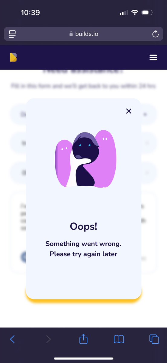 FuckinRip's tweet photo. @builds_io i’ve been considered ineligible for a month and some change now and any time i tried to contact support i was met with this- so in doing so i’ve paid for your services without having the access of them because i can’t even contact you ? what’s going on gang https://t.co/N5y0c7mxOk