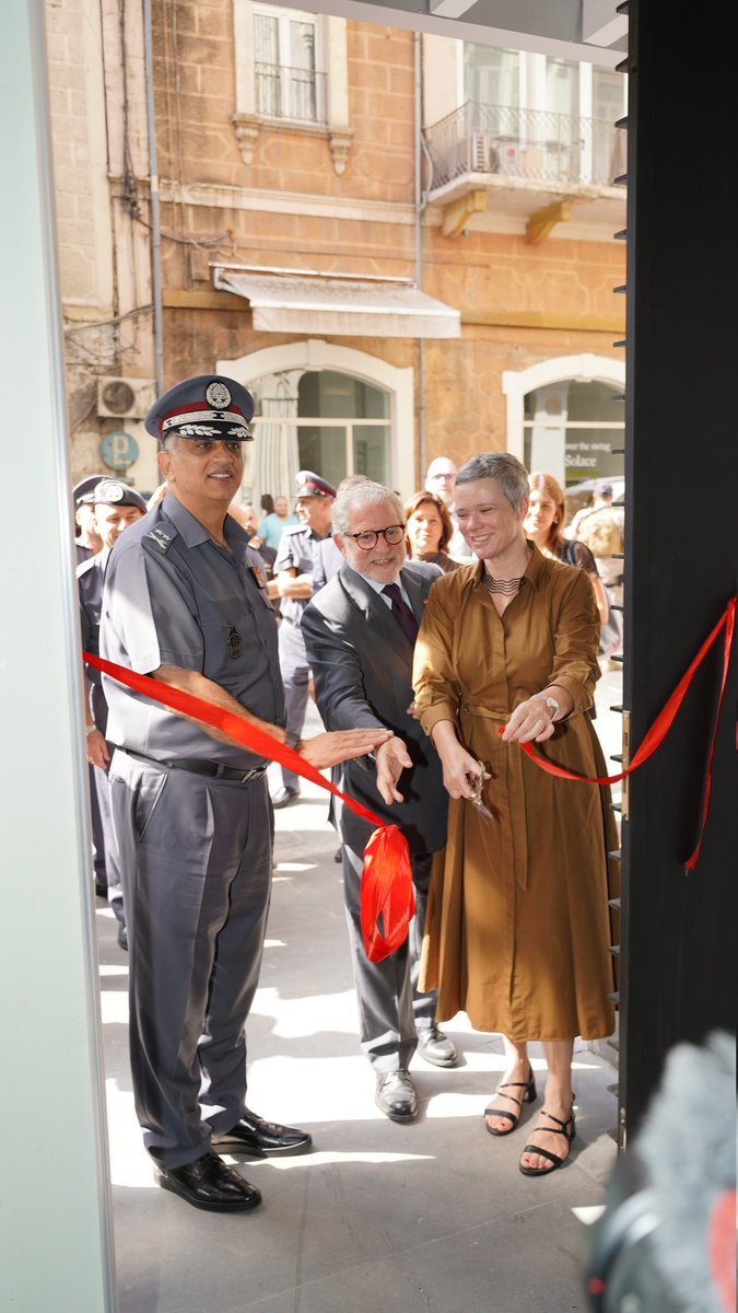 EUAmbLebanon's tweet photo. In Tripoli today and Gemmayze last week, we inaugurated newly rehabilitated @LebISF stations thanks to the EU funded Community Policing Project. The works modernised these facilities and created a safer space for police and citizens to engage with each other. https://t.co/JfRgcm0SRQ