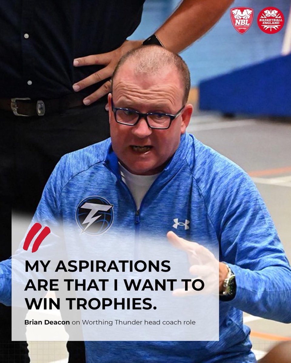 John Hobbs (@johnhobbstb) on Twitter photo .<a href="/WorthingThunder/">Worthing Thunder</a> celebrates its 25th year this season, and new head coach Brian Deacon wants success back on the south coast. Find out more about the new playcaller, who has mentored a current <a href="/gbbasketball/">Great Britain Basketball</a> international during his junior days. basketballengland.co.uk/news/2024/ente… .<a href="/WorthingThunder/">Worthing Thunder</a> celebrates its 25th year this season, and new head coach Brian Deacon wants success back on the south coast. Find out more about the new playcaller, who has mentored a current <a href="/gbbasketball/">Great Britain Basketball</a> international during his junior days. basketballengland.co.uk/news/2024/ente…