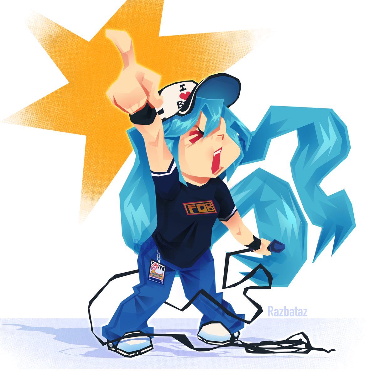 warped tour miku!!!!!!