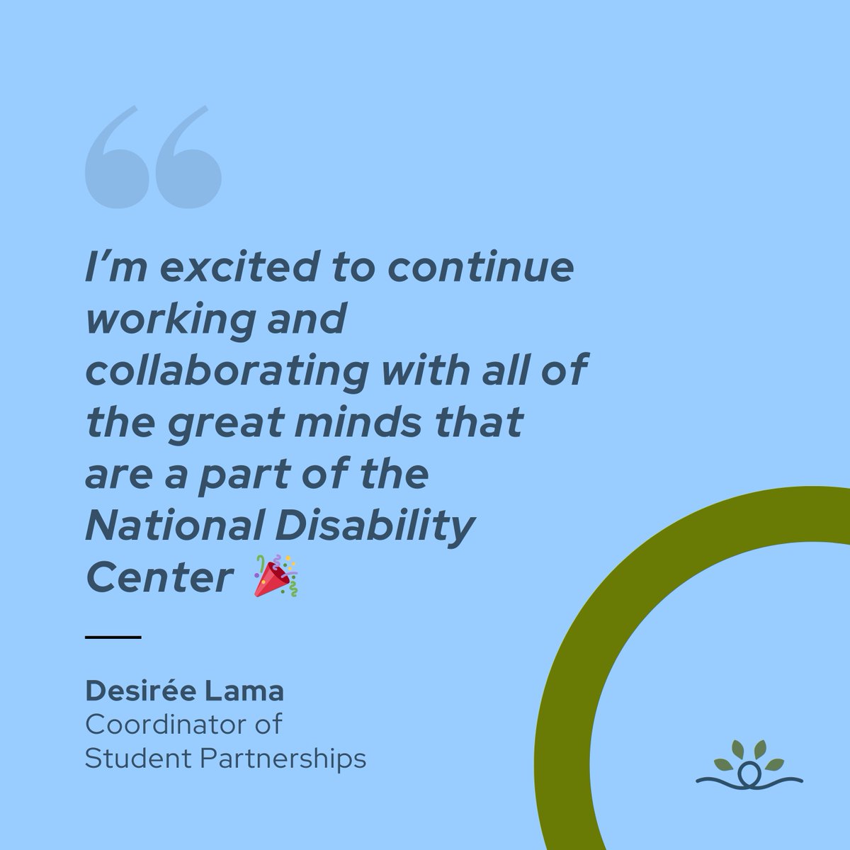 National Disability Center for Student Success tweet media