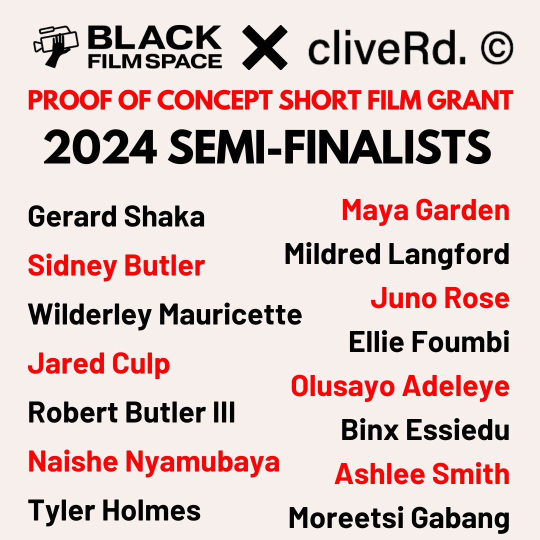 Congratulations to <a href="/NolaTheFilm/">NOLA: The Beginning</a> writer/producer @m_m_langford and her writing partner, <a href="/TiffanyYvonneC/">Tiffany Yvonne Cox</a> on their pilot script G.I.N. being selected as a semi-finalist for the <a href="/blackfilmspace/">Black Film Space</a> x cliveRd Proof of Concept Grant!