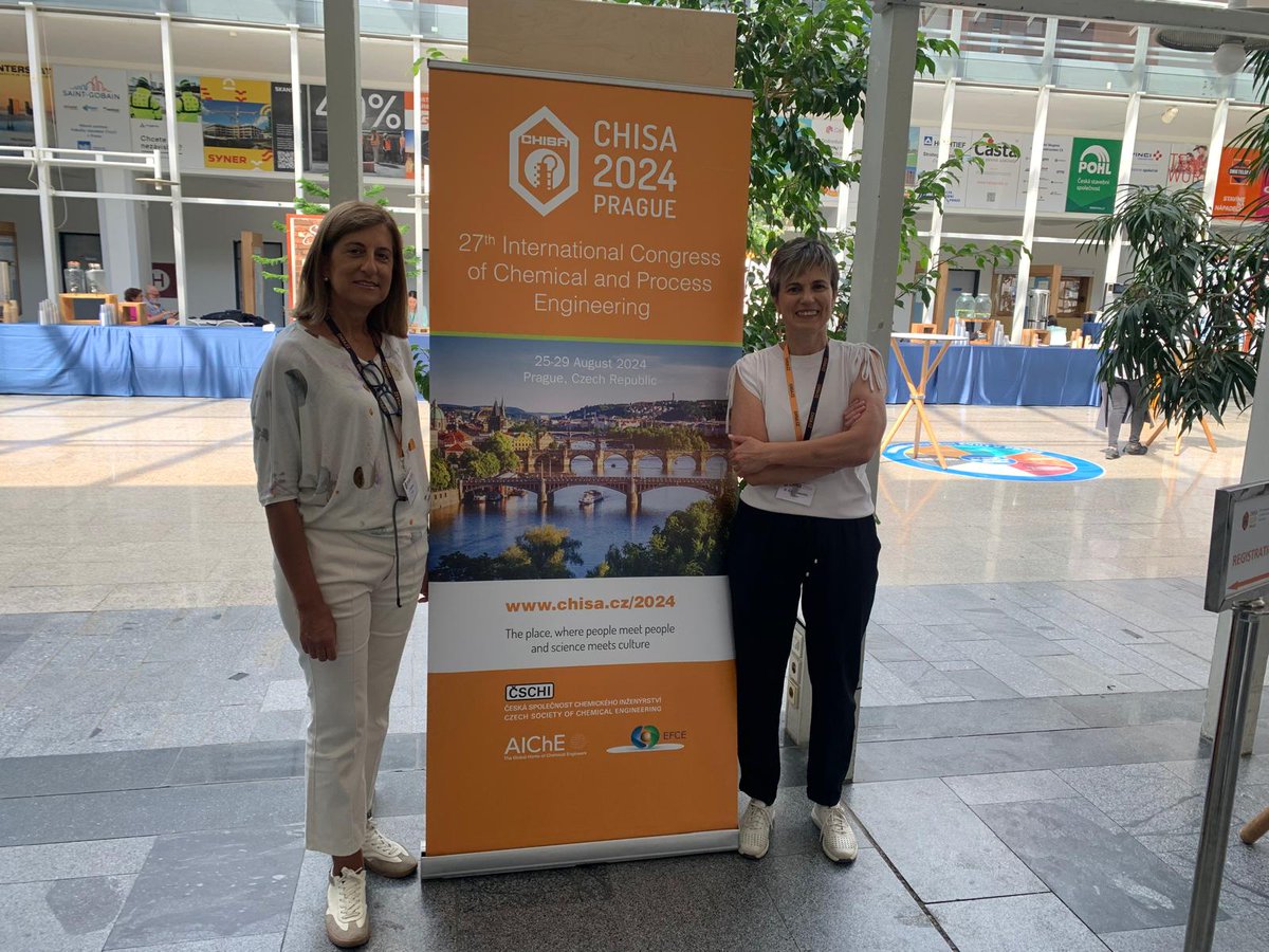 tep233's tweet photo. El pasado mes de agosto, del 25 al 29, tuvo lugar el "27th International Congress of Chemical and Process Engineering" #CHISA2024  CHISA Congress, Prague, Czech Republic.
@CHISAczech https://t.co/i23RrpGccP