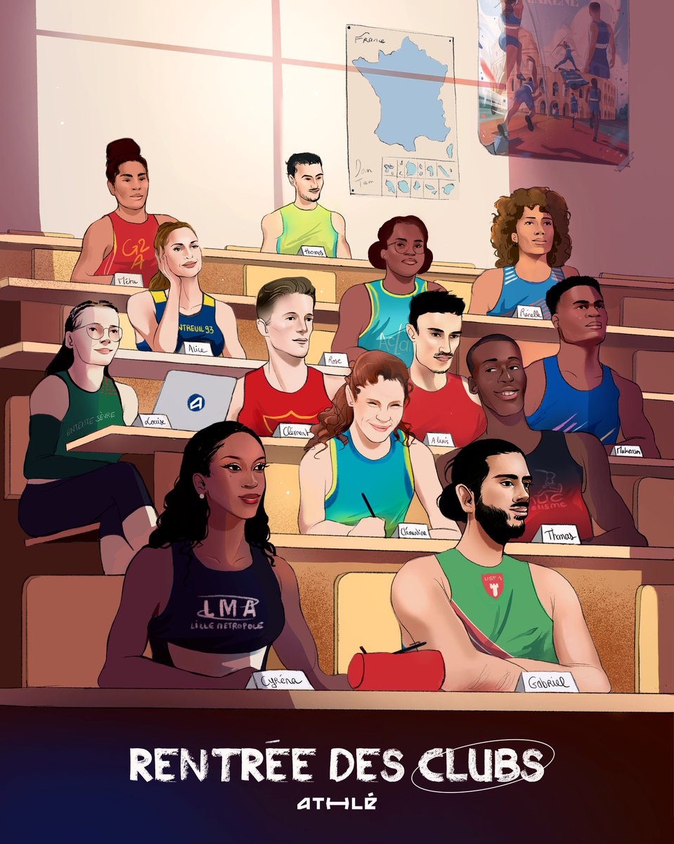 🎽 Qui serait votre voisin.e de classe préféré.e ? 😉

💼 Bonne rentrée des clubs !