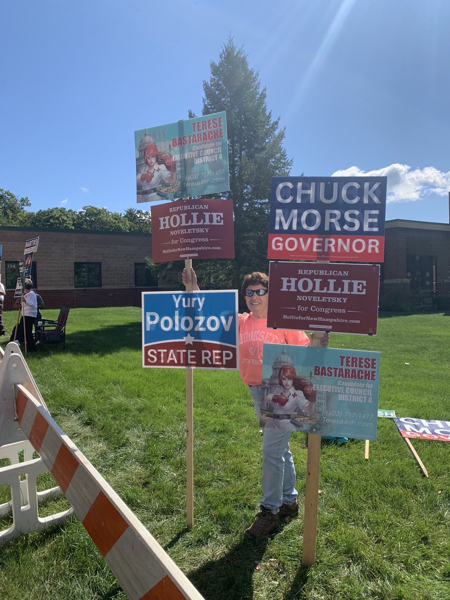 More Chuck Morse supporters at polls across the Granite State! 
🇺🇸♥️🗳️ GO TEAM GO!

#nhgov #nhpolitics