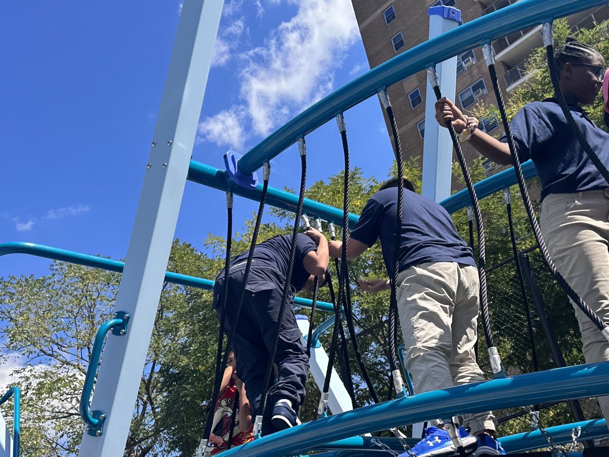 Our students are loving their new eco-friendly yard! 🌿🌍 From outdoor learning to playtime, they’re exploring, growing, and having fun. 🌱 #EcoFriendly #SustainableSchools #HappyStudents <a href="/District1NYC/">District 1 NYC</a>