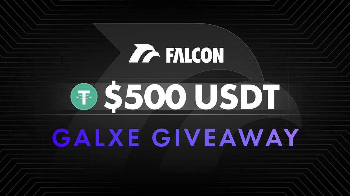 Our New Falcon Galxe Giveaway is LIVE! 🦅📷 

Powered by <a href="/Galxe/">Galxe</a> —complete tasks and win $10! 
50 winners will be selected. Don't miss out—start now! 

🪂 Join the quest here: app.galxe.com/quest/3cVX2Gpc…

#Giveaway #Crypto #Falcon #Telegram #Galxe