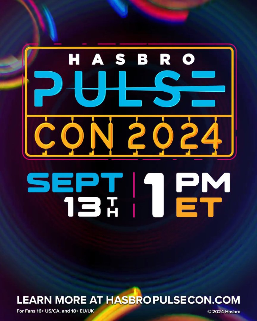 MrLeitor's tweet image. El próximo día 13 de septiembre, a las 18:00 hora canaria, 19:00 en la península, y celebrando su quinto aniversario, Hasbro Pulse vuelve con una nueva #HasbroPulseCon2024