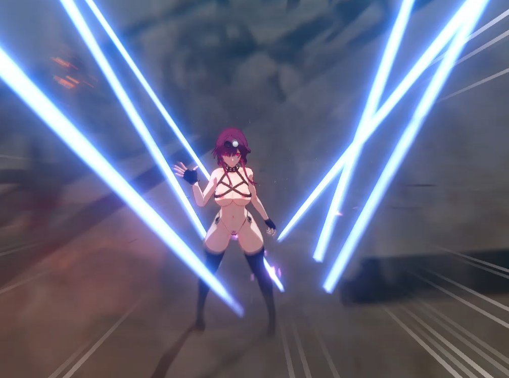 LewdLadModding's tweet image. Can't tell whether this is sexy or goofy...
#HonkaiStarRail #Kafka #StarRail #hsr