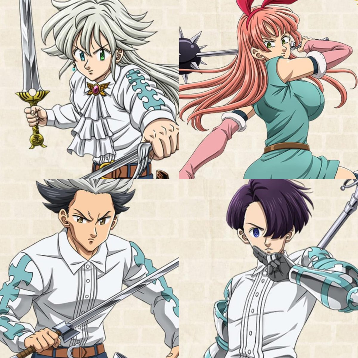 Characters Designs form Four Knights Of The Apocalypse Season 2