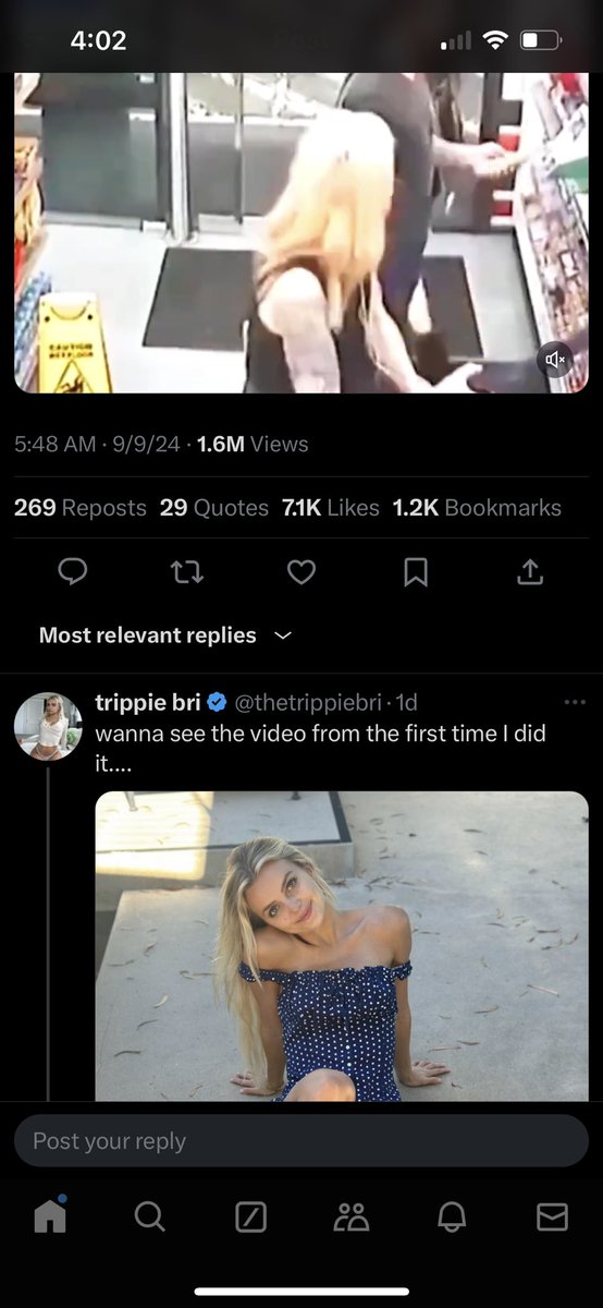 matt_croak's tweet photo. Getting off Twitter for a while. Just saw a video of somebody using an axe in a gas station on two random people. Pretty terrible to say the least. The comment is also some kind OF plug? I follow none of these account. 

WTF happened to this app? https://t.co/Hd9uRCXs8v