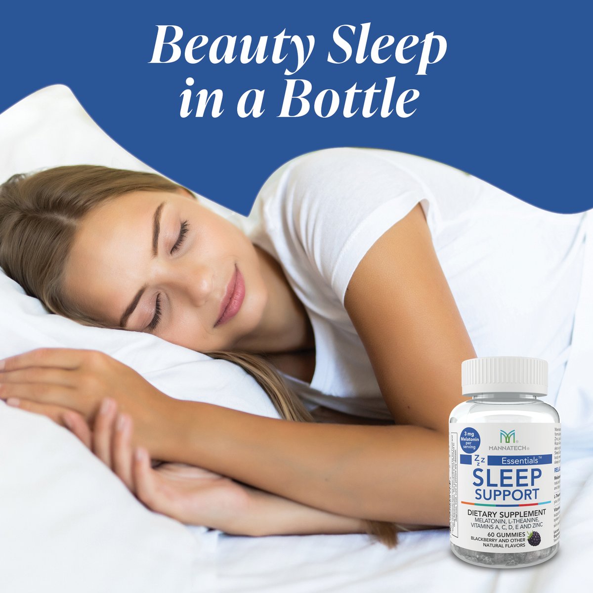 💤 Wake up feeling refreshed and looking radiant with Sleep Support gummies! They’re like beauty sleep in a bottle — because when you sleep well, you glow even brighter.

Get your beauty sleep now: mtex.store/sleep-stress-g…

#Mannatech #SleepSupport