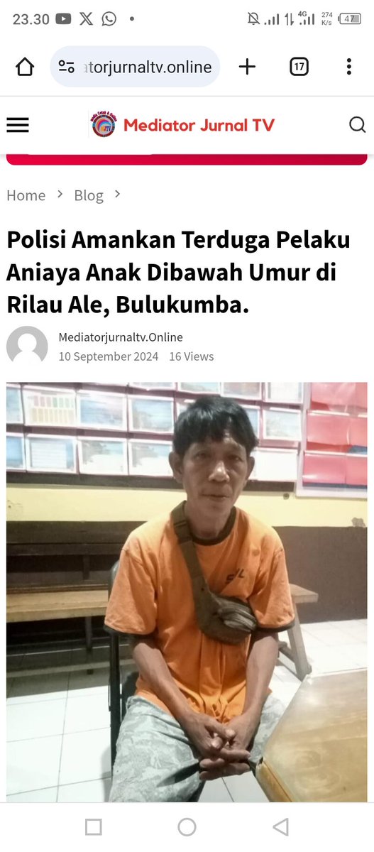 LeoObor's tweet photo. @Ozoraja @MurtadhaOne1 @PartaiSocmed Pelaku sdh diamankan, 📌 Bulukumba Sulawesi https://t.co/pUmidlxYrD