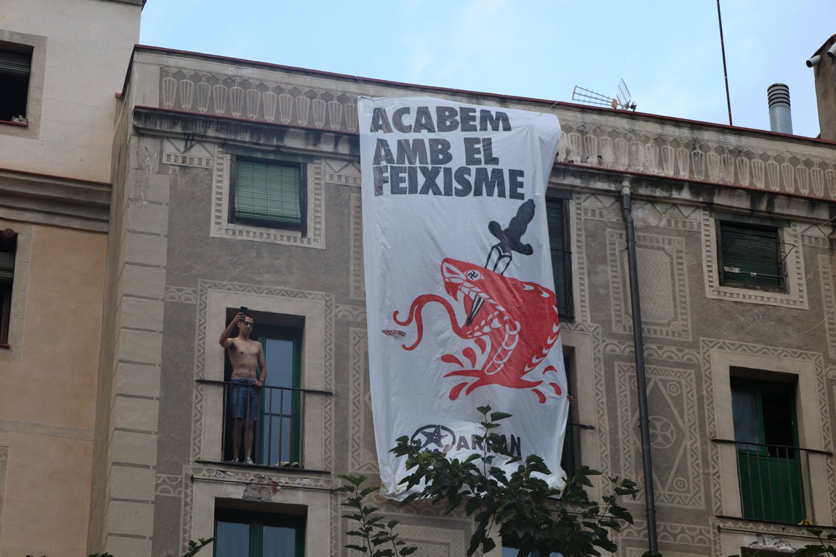 Arran_jovent's tweet image. ⚠️ ARA MATEIX! Boicotegem l'acte d'Aliança Catalana previ a la Diada al Fossar de les Moreres