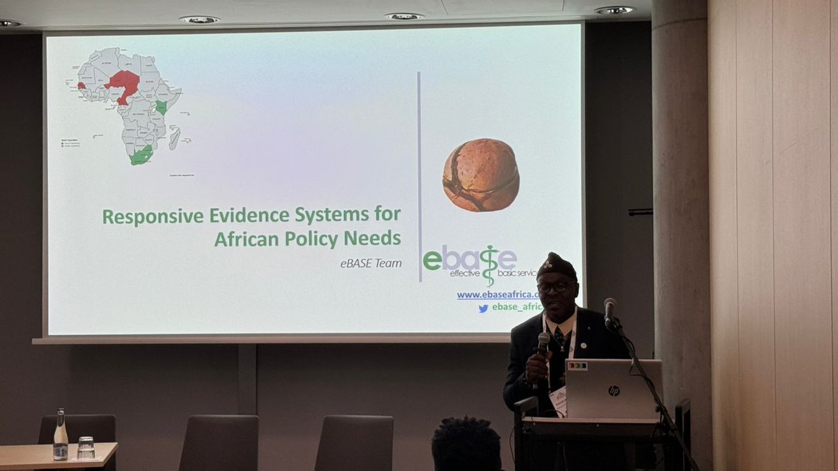 ebase_africa's tweet photo. #GES2024
A look back at what @ebase_africa, @PACE_evidence &amp; other partners have been able to achieve working on the #REAP project. 
@okwen outlines the different activities that we have been able to carryout in Cmr🇨🇲, working with different ministries. 
@minasofficiel @GESummit https://t.co/nC39EYFwJT