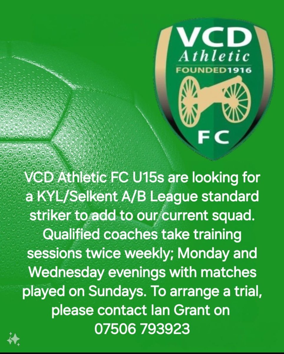 YouthVcd's tweet photo. Please get in touch if interested ⚽️ https://t.co/NHvOrUs7kq
