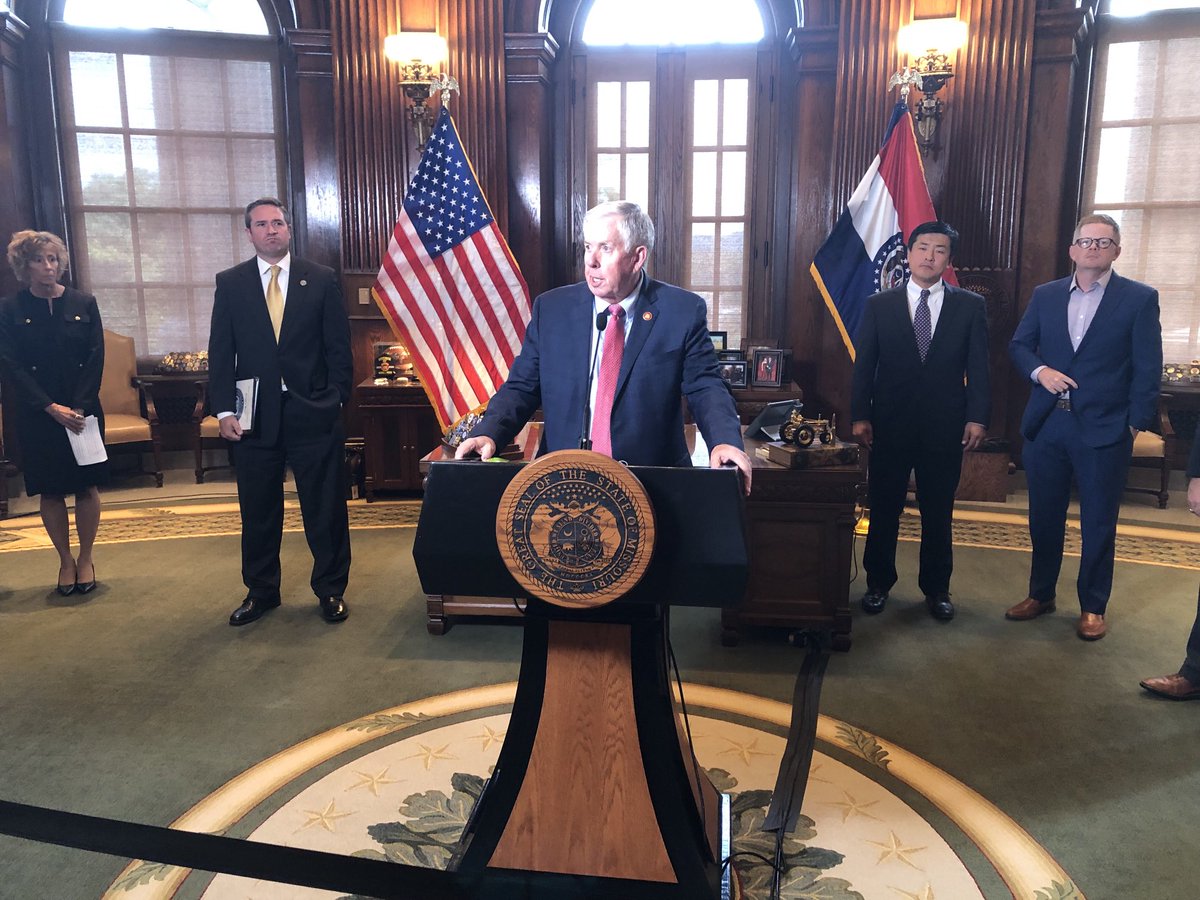 Governor Mike Parson and Attorney General Andrew Bailey announced a joint task force between the Attorney General’s Office and the Division of Alcohol and Tobacco Control to combat the spread of unregulated psychoactive cannabis products in Missouri. ⁦<a href="/KRCG13/">KRCG 13</a>⁩