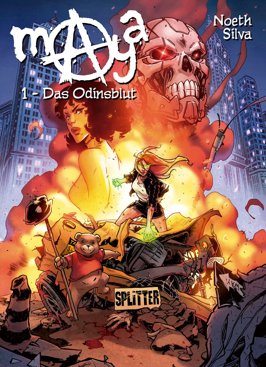 ChrisNoeth's tweet image. Auf der Suche nach neuen Science-Fiction Abenteuern in Comicform? Dann hol Dir MAYA, den knallharten NEUEN SciFi Action-Kracher vom SPLITTER-Verlag: amazon.de/Maya-Band-1-Da…
#splitterverlag #comic #comics #comictuber #superhelden #marvelcomics #dccomics #imagecomics #indiecomic