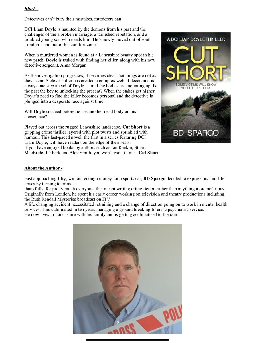 MiriamLSmith3's tweet photo. It’s my stop on the blog tour for B.D. Spargo’s #CutShort for @rararesources - read my thoughts and more below.

#AMothersMusingsSunderland #AMakemMothersMusings @BDSpargo #DCILiamDoyle #PoliceProcedural #Lancashire https://t.co/Cv6XAtIu5c