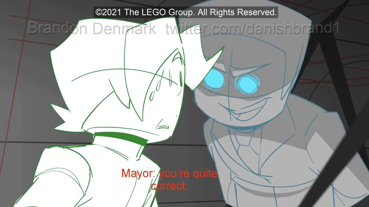 DailyMayor's tweet image. rough storyboards by Brandon Denmark

#LEGOMonkieKid