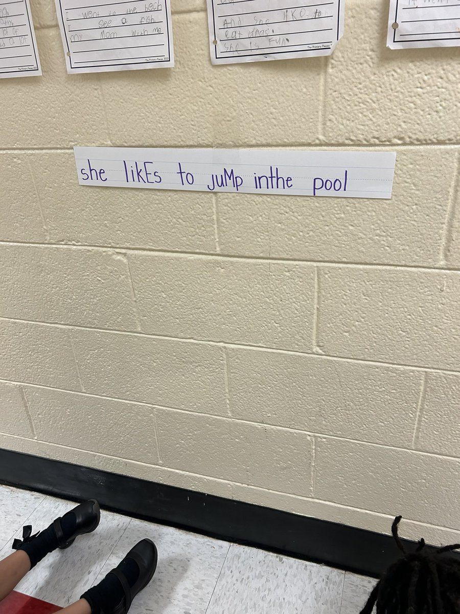Ms. Binns (@teachwith_binns) on Twitter photo First grade showing off their writing skills. For today’s task, we asked the students to use their knowledge of capitalization,punctuation, spelling and high frequency words to correct the sentences posted. <a href="/patterson_a1/">Antoinette Patterson</a> @LoveLiteracy4 First grade showing off their writing skills. For today’s task, we asked the students to use their knowledge of capitalization,punctuation, spelling and high frequency words to correct the sentences posted. <a href="/patterson_a1/">Antoinette Patterson</a> @LoveLiteracy4