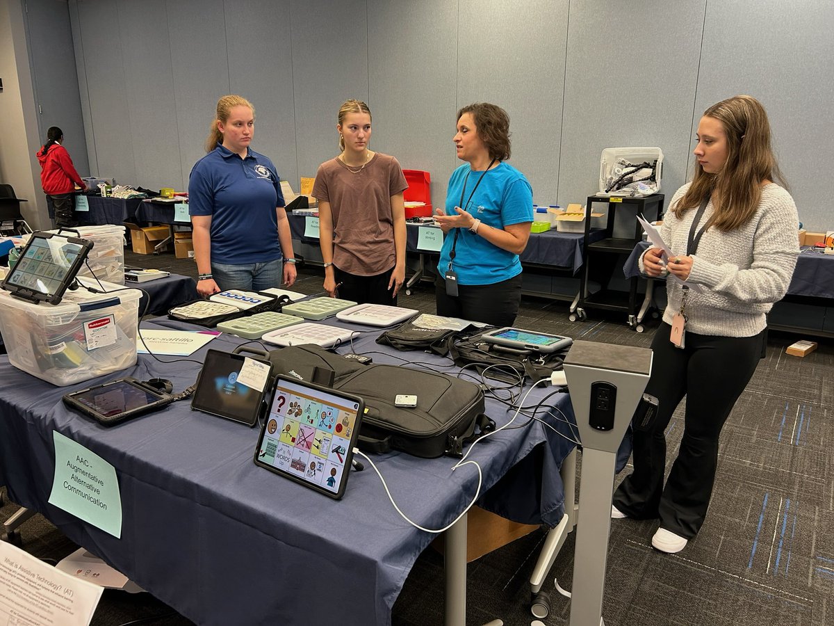 Students from <a href="/melannpero/">Melissa-Ann Pero (she/her)</a>'s class at <a href="/YorkTechStrong/">YorkTechStrong</a>  explored a variety of assistive technology tools at <a href="/LincolnIU12/">Lincoln IU12</a> 's third annual AT Expo!  <a href="/LIU12_TaC/">TaC_IU12</a> #LIUAssistiveTech #AT #AAC #AugComm #AssistiveTech #ATExpo #FutureEducators #LIU #LIU12