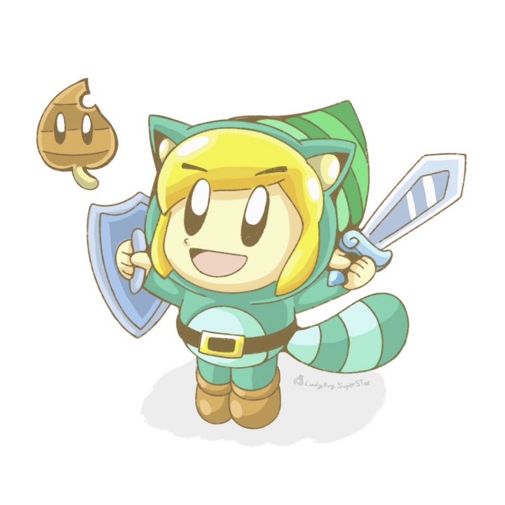 zelda_from81252's tweet photo. Art made by @LadyBugSuperSt1 🐞⭐️
#Zelda #Link #Toylink #Linksawakening #EchoesOfWisdom #Nintendo @GREZZO_JP
#ゼルダの伝説 #夢をみる島 #知恵のかりもの
Toy Link in Super Mario Power ups
(Tanooki and cat)
✨🍂🍄🔔✨ https://t.co/I32KPSPbJf