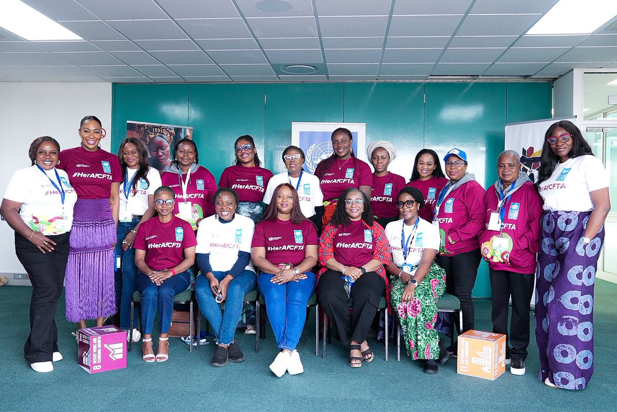 <a href="/UNDPNigeria/">UNDP Nigeria</a> remains committed to empowering women-led businesses.  We are proud to have  supported Nigerian women entrepreneurs to the 3rd <a href="/_AfricanUnion/">African Union</a> #MSMEs Forum in Windhoek 🇳🇦. They'll gain vital insights on leveraging #AfCFTA to expand networks, and set the stage for
