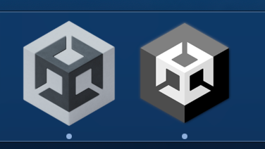 Why is the new Unity Hub icon larger than its counterpart? Looks odd... #unity3d