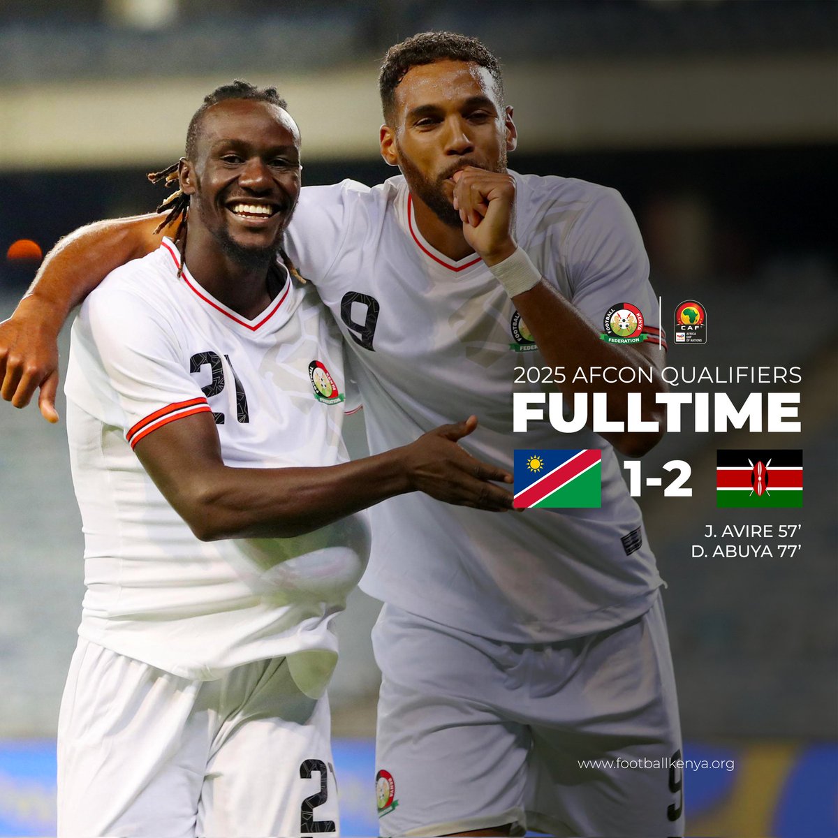 Harambee__Stars's tweet image. FT

We take maximum points at Orlando Stadium 💪

 🇳🇦 1-2 🇰🇪

#HarambeeStars