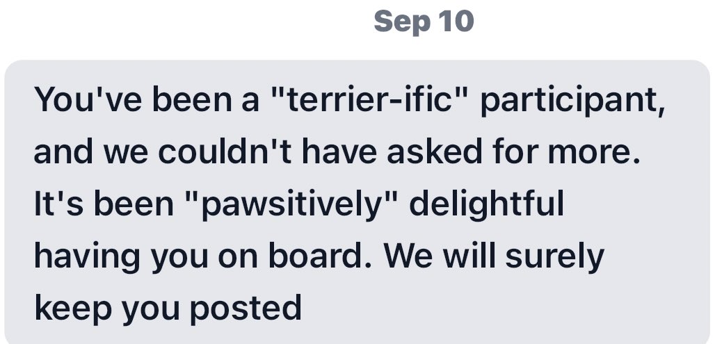 UGC_withJessica's tweet image. When you work with a dog brand and they send you reviews that are completely on brand for the way they message.  #ugccommunity #ugc #ugcreview #ugccreator #ugcdogs #ugcneeded #dogcontent #ScrollStoppingContent