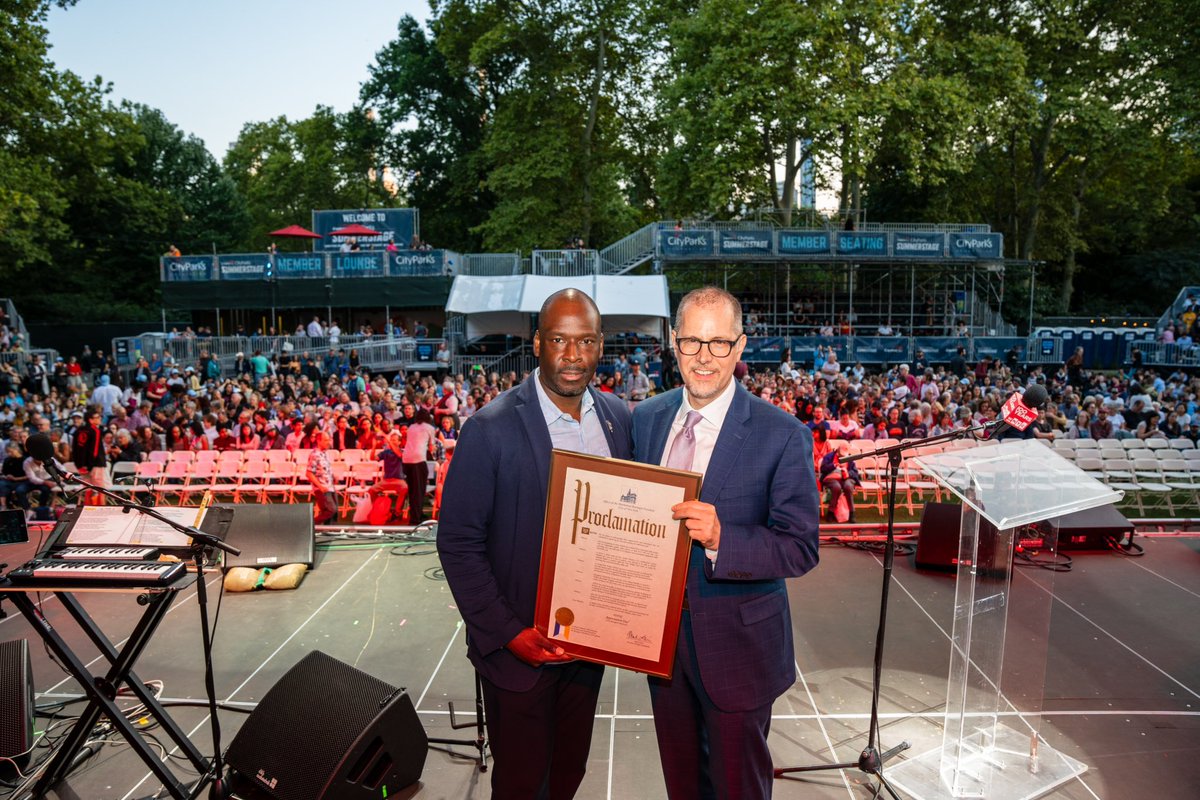 Office of Manhattan Borough President Mark Levine (@mbpmarklevine) on Twitter photo 100 years since it’s founding, <a href="/WNYC/">WNYC 🎙</a> is more important and relevant than ever!
Thrilled to join and honor this beloved institution in its centennial celebration at <a href="/SummerStage/">SummerStage</a> 100 years since it’s founding, <a href="/WNYC/">WNYC 🎙</a> is more important and relevant than ever!
Thrilled to join and honor this beloved institution in its centennial celebration at <a href="/SummerStage/">SummerStage</a>
