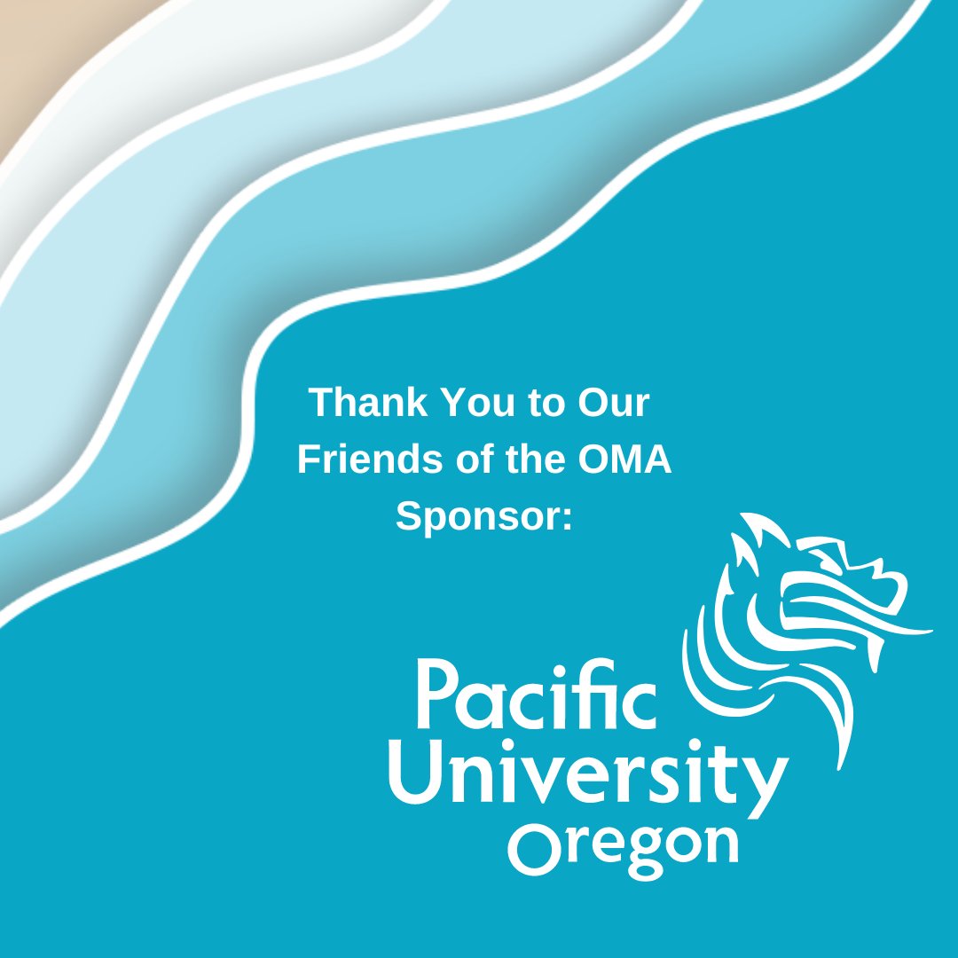 A big thank you to Pacific University for returning as a sponsor for  this year's Annual Conference!  We are proud to have so many of our PA  student members enrolled at Pacific University.  Your support means the  world to us.  #MedicineNow #OrMedicine #OregonMedicine #PASchool