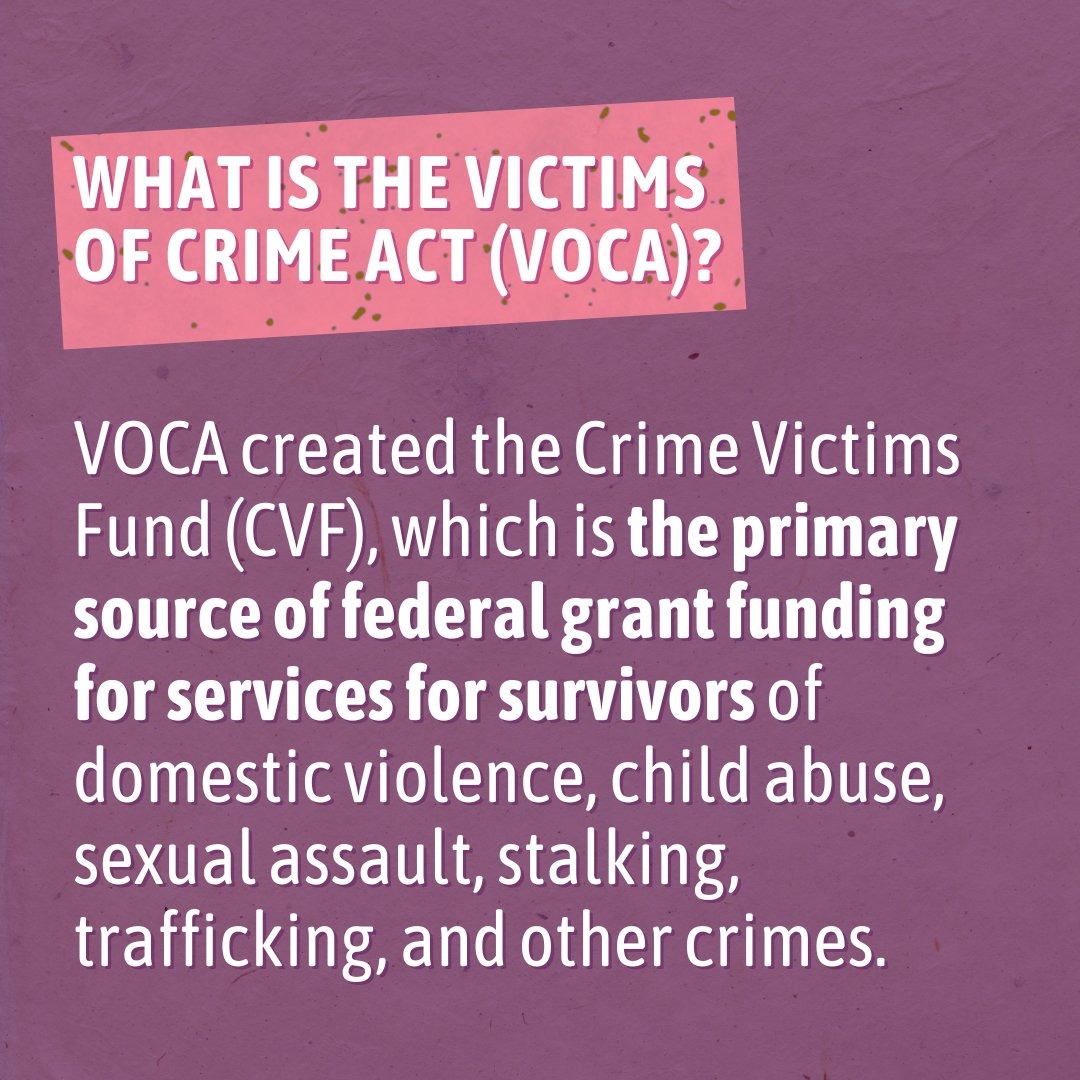 MissionsIncProg's tweet photo. URGENT: The Victims of Crime Act (#VOCA) has been cut 40% endangering millions of victims and survivors of violence. Tell Congress to pass the Crime Victims Fund Stabilization Act. #PassCVFSA https://t.co/fMbS5b01Df https://t.co/XJSFC6Jari