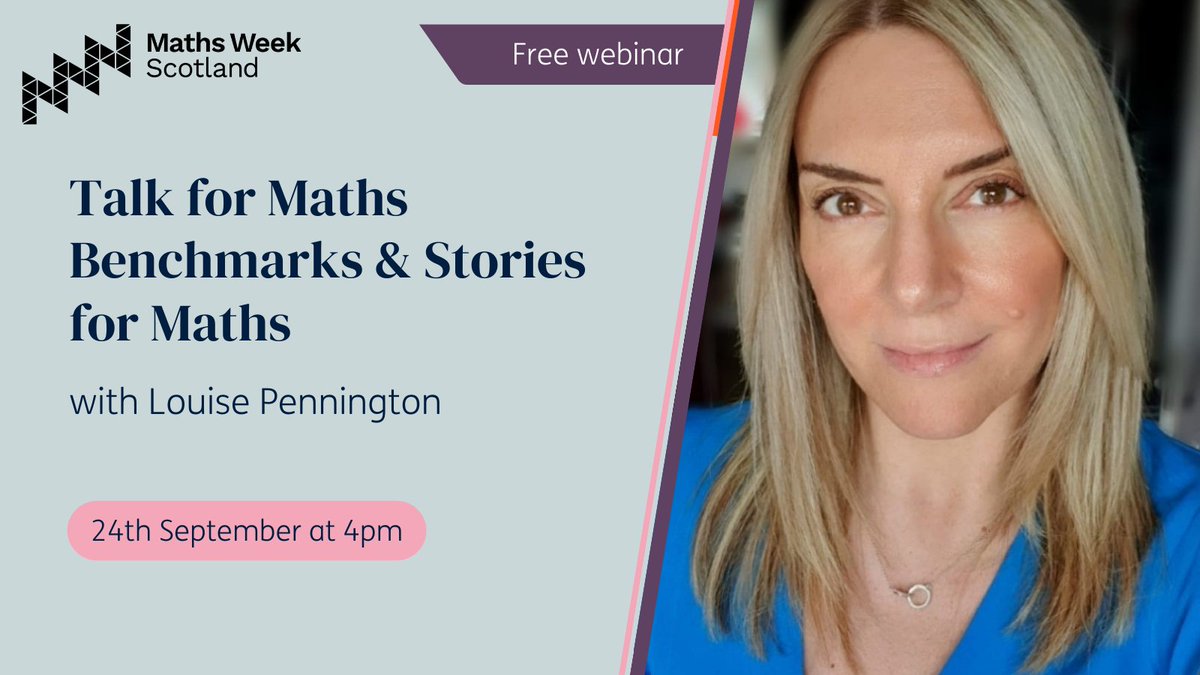 OUPPrimary's tweet image. We&apos;re supporting @mathsweekscot with this free webinar for Scottish schools! 🏴󠁧󠁢󠁳󠁣󠁴󠁿

Join @pdLouiseP to learn about exploratory talk in maths, using manipulatives as a tool for talk &amp;amp; more!

⏰ Tues 24th Sept, 4pm

Register here: ow.ly/smW750TjBEc

#MathsWeekScot #TalkForMaths