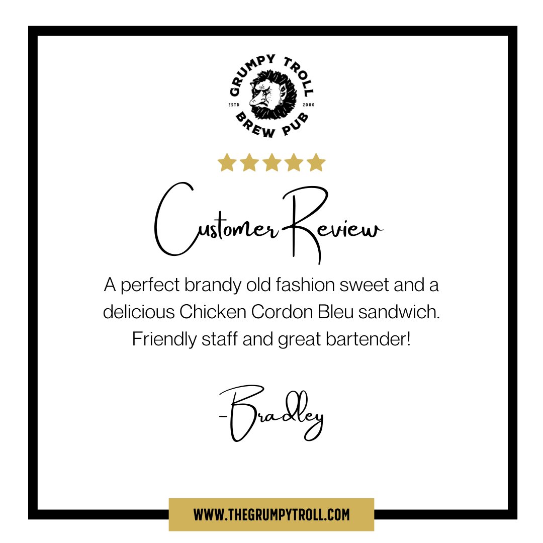 GrumpyTrollBrew's tweet image. #TestimonialTuesday