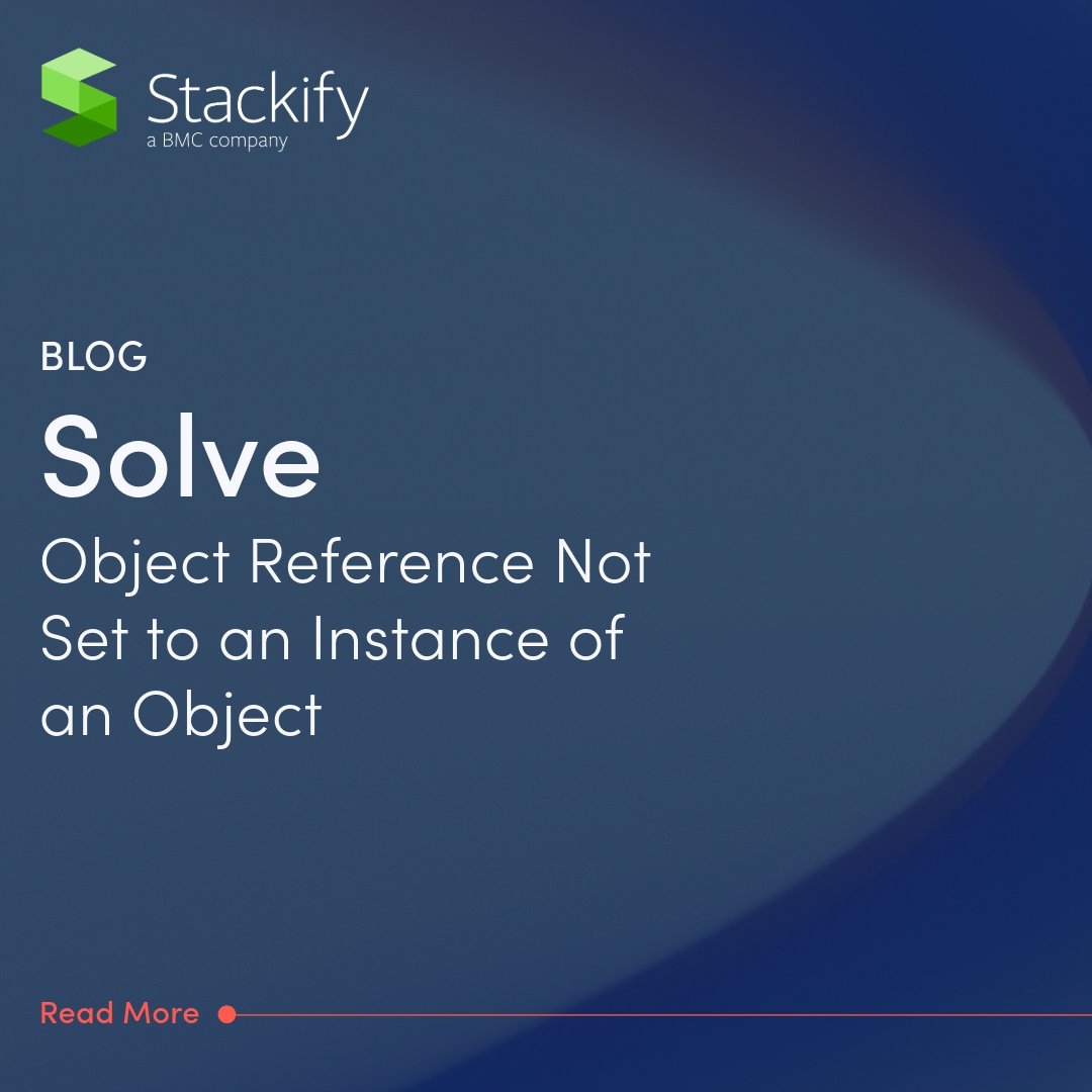 Stackify's tweet image. This infamous #NullReferenceException throws when you attempt to access a method or a property and the variable currently holds a null reference. But what does null reference exactly mean? Every beginner C# / .NET programmer runs into this.
Read more: hubs.ly/Q02Pm5n30