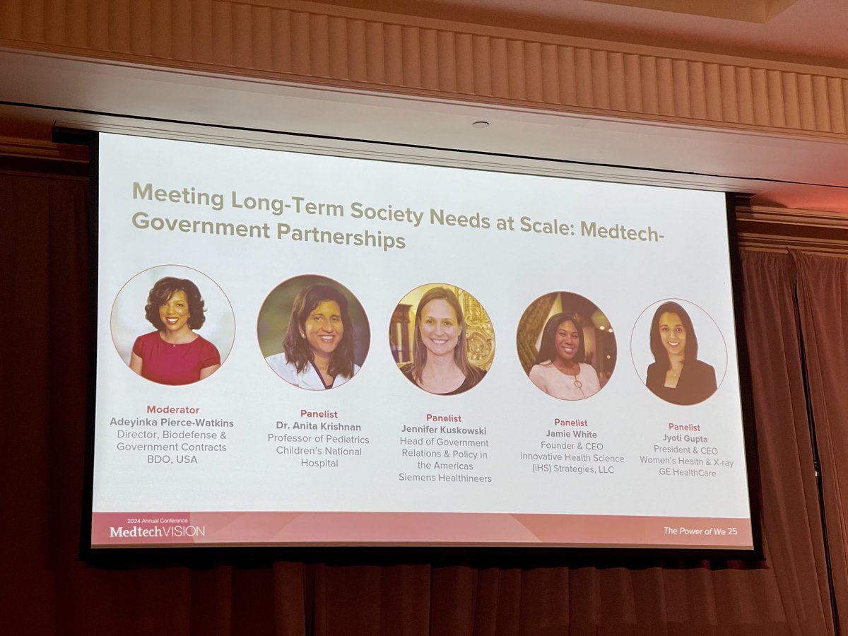 Next up- the power of Medtech-Government Partnerships.