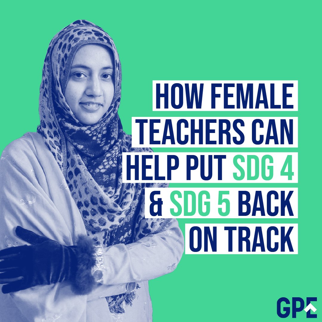GPforEducation's tweet photo. Female teachers and school leaders are not only role models for girls. 

They are also important actors to make learning environments more engaging, more supportive and more safe.

#InvestInTeachers