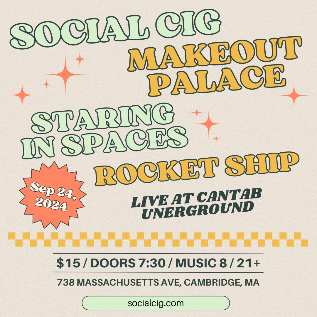 Come hang! We MIGHT play you some unreleased music, if you’re lucky