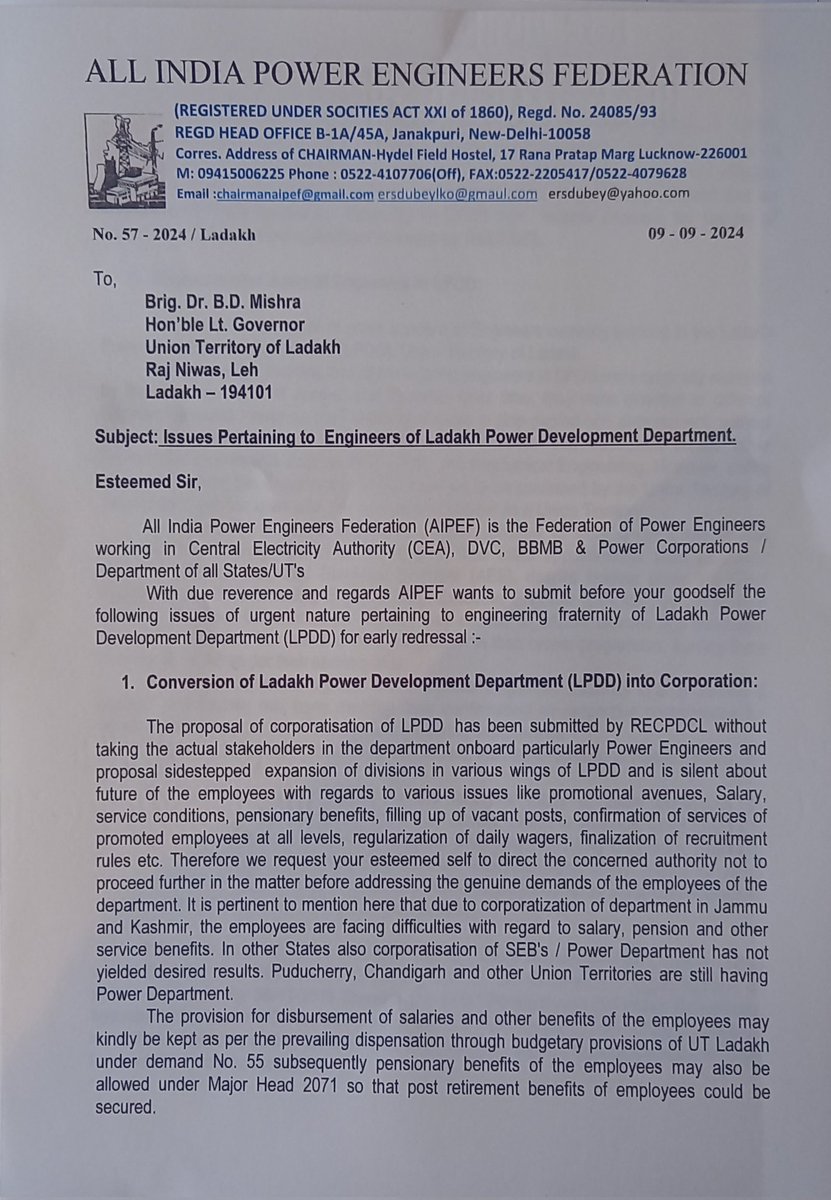 ʟᴀᴅᴀᴋʜ ᴘᴏᴡᴇʀ ᴇɴɢɪɴᴇᴇʀꜱ ᴀꜱꜱᴏᴄɪᴀᴛɪᴏɴ tweet media