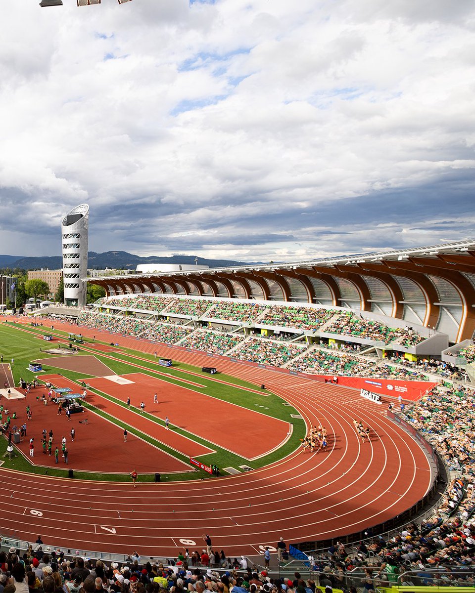 The Olympics and Paralympics may be over, but a storm is brewing at Hayward Field as 2025 draws near @tracktownusa ⛈️