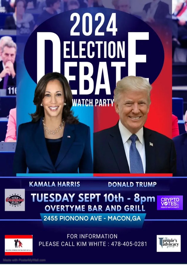 #WatchParty TONIGHT AT OVERTYME BAR &amp; GRILL! DRINKS, FOOD, KARAOKE, AND MUSIC!  <a href="/standwithcrypto/">Stand With Crypto🛡️</a>