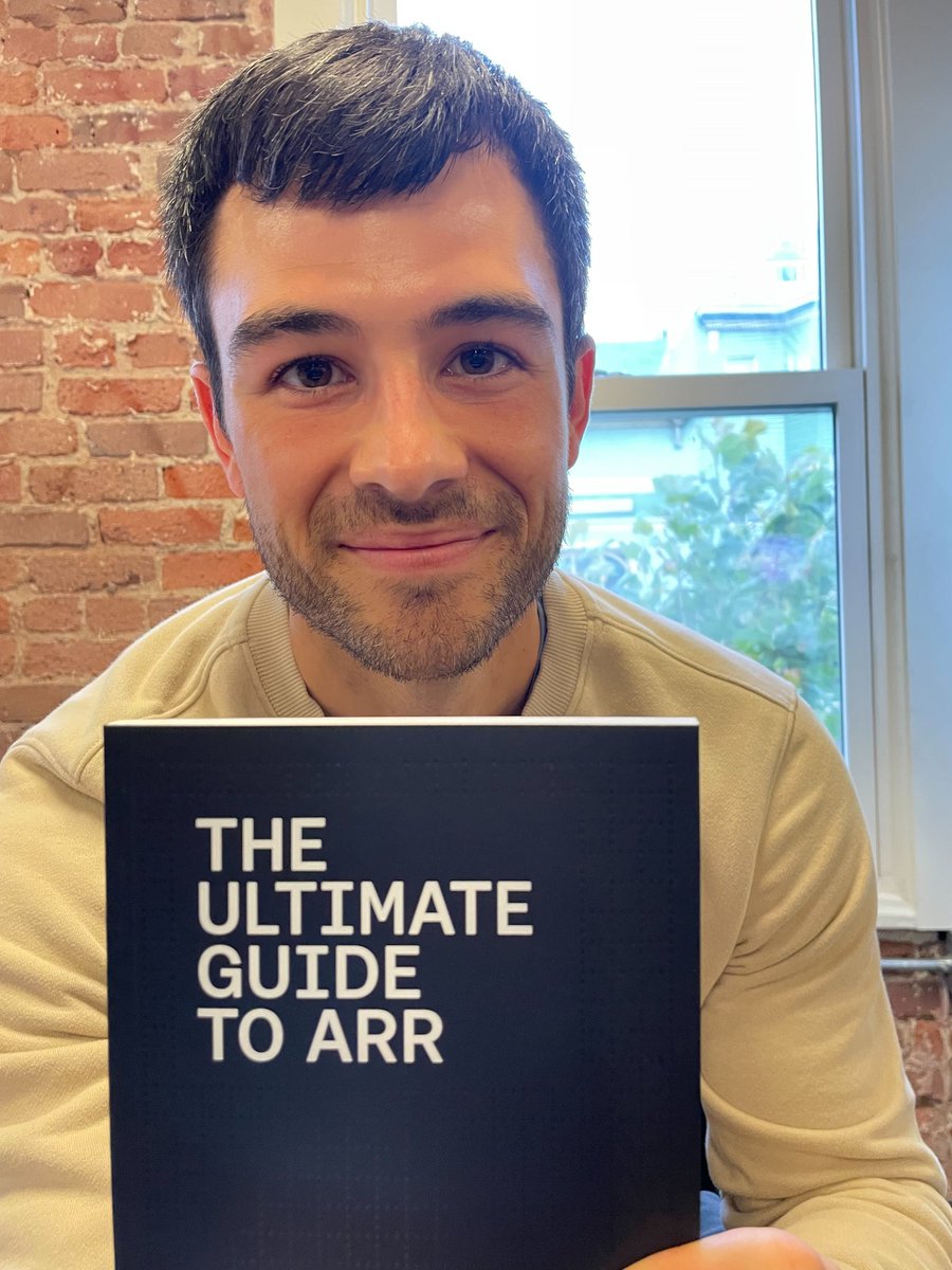 Chris Burgner (@chris_burgner) on Twitter photo Our ARR book is now IRL...
This is the book <a href="/bobbypinero/">Bobby Pinero</a> and I needed when we were getting started.
We wrote it so you don't have to suffer through the mistakes, rewrites, twist and turns before getting it right.
Can't wait to get these into the hands of other builders at Our ARR book is now IRL...
This is the book <a href="/bobbypinero/">Bobby Pinero</a> and I needed when we were getting started.
We wrote it so you don't have to suffer through the mistakes, rewrites, twist and turns before getting it right.
Can't wait to get these into the hands of other builders at