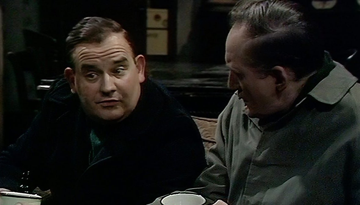 SaveRedlandLibr's tweet photo. 8pm TODAY on @BBCFOUR
From 1973, the pilot episode of #Comedy📺 #Porridge - “Prisoner and Escort” directed by #JamesGilbert & written by #DickClement + #IanLaFrenais
🌟#RonnieBarker #BrianWilde #FultonMackay #HamishRoughead https://t.co/G3pKszSq6p