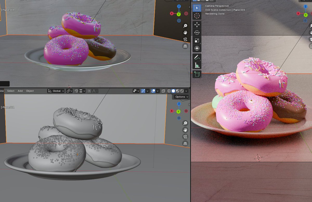musya__ar's tweet photo. Learning Blender Day 2

Making my first donut

Tutorial from Blender Guru
Link : https://t.co/CgPZOOxqIR https://t.co/RA20ES3ezu