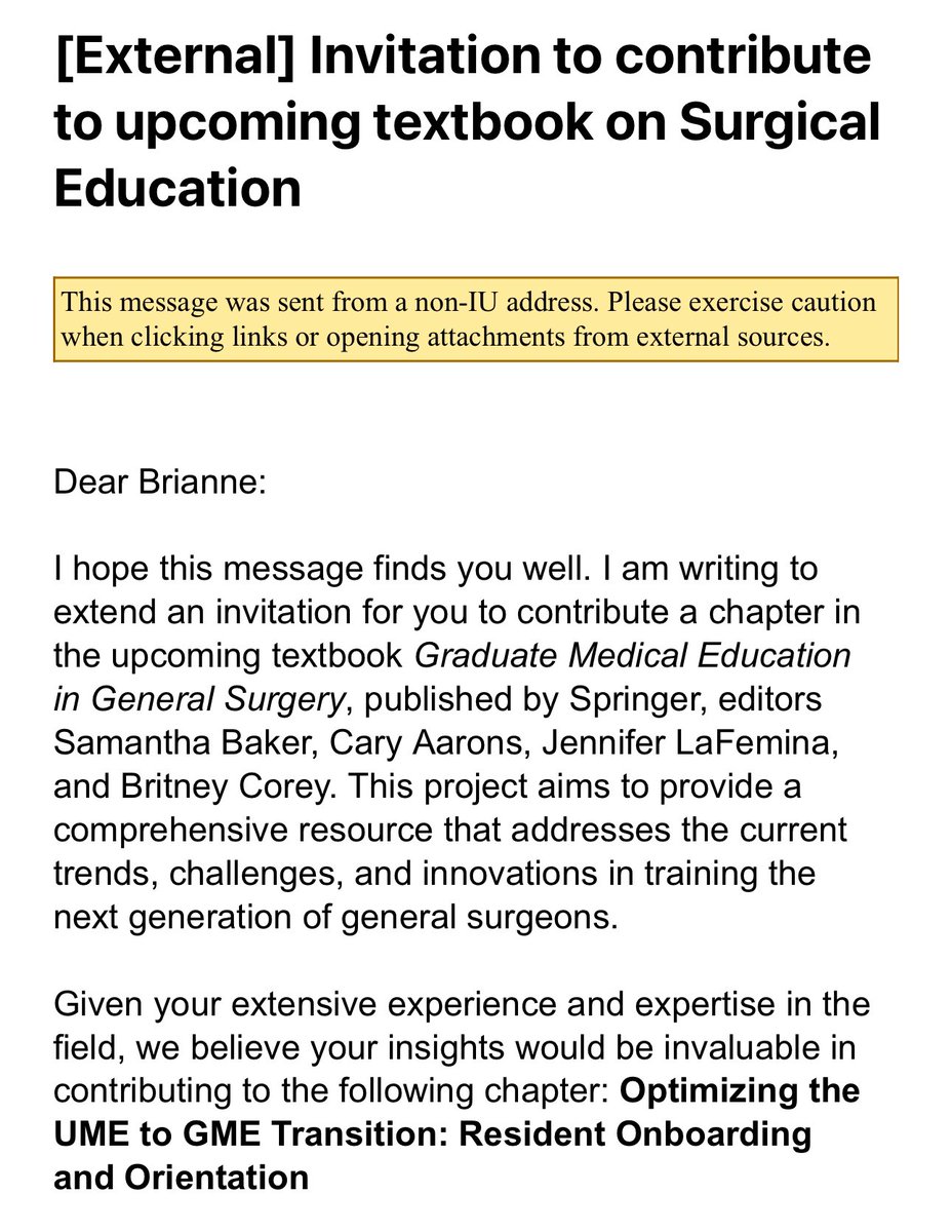 So excited to be invited to be apart of this project! 

Unlocking a new section on my CV is also equally exciting 🥳

#surgicaleducation #iusurgery