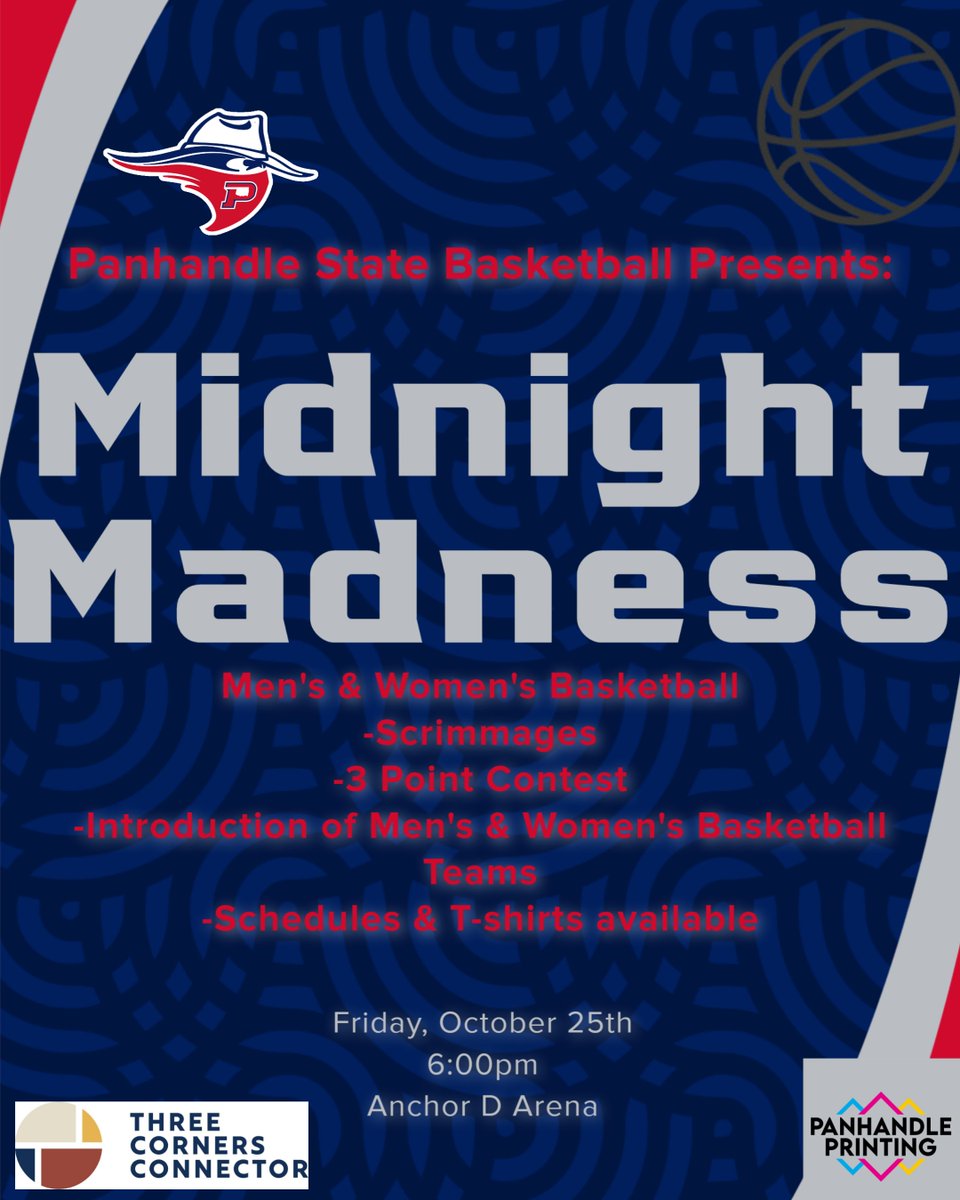 Join the OPSU Men's and Women's Basketball Teams for Midnight Madness!
Friday, October 25th 2024 @ 6:00pm
