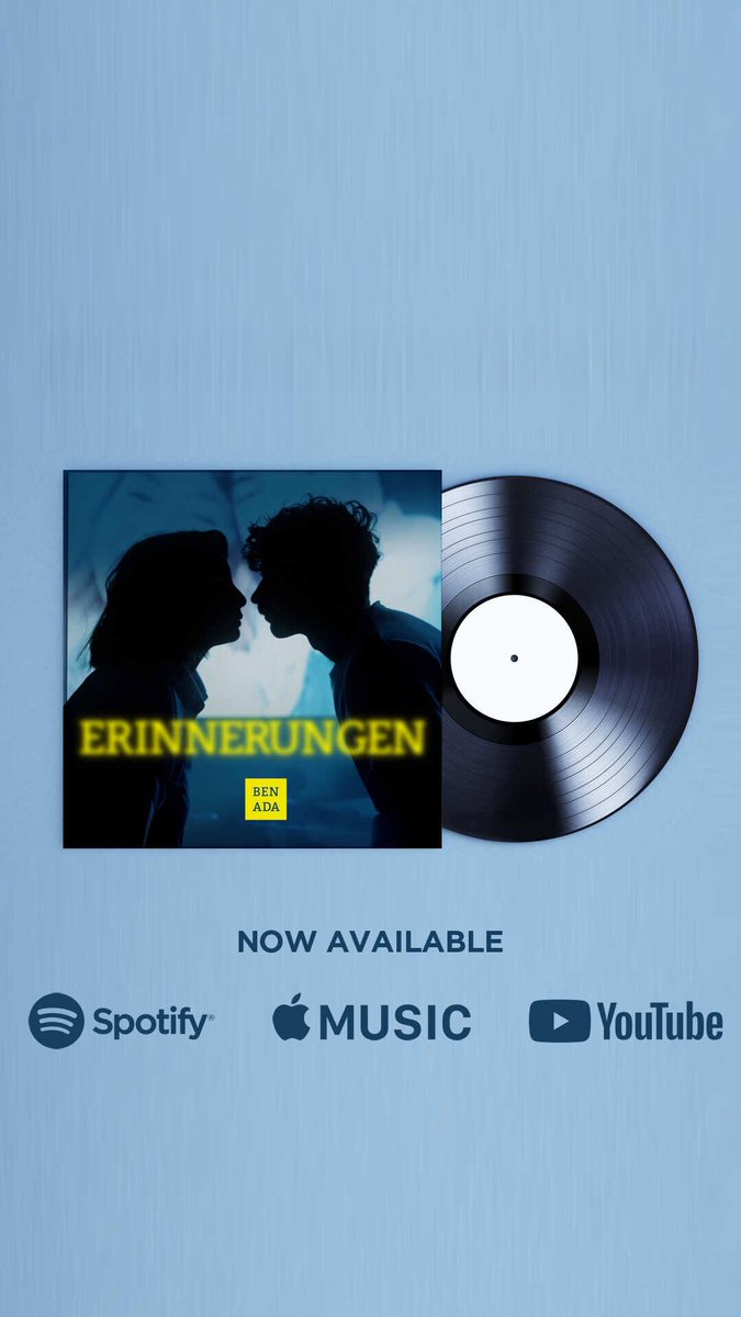 benada's tweet image. ERINNERUNGEN 🫶🏻 Jetzt auf allen Streamdiensten verfügbar.

Spotify open.spotify.com/track/0ynqTAID…

iTunes Store 
music.apple.com/de/album/erinn…

Apple Music
music.apple.com/de/album/erinn…

YouTube Music 
music.youtube.com/watch?v=zwCING…

Amazon Music
music.amazon.de/albums/B0DGDLB…

Deezer
deezer.com/de/album/64044…