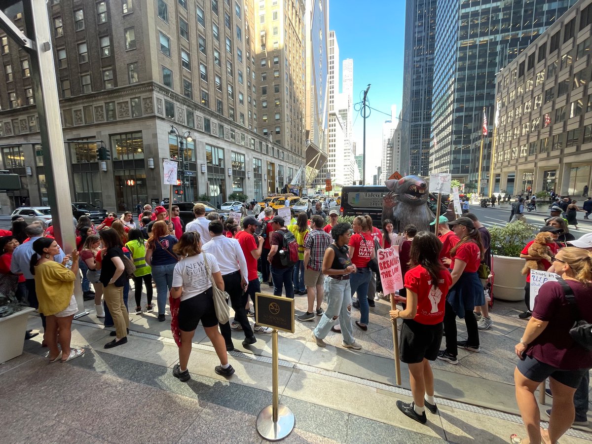 I’m so proud to stand with my colleagues at Law360 as we strike for a fair contract. We’ll go as long as it takes until the company and <a href="/LexisNexis/">LexisNexis Legal & Professional</a> acknowledges that we make this newsroom. Forever in solidarity.